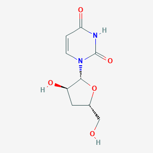 molecular formula C9H12N2O5 B014125 Uridine, 3'-deoxy- CAS No. 7057-27-4