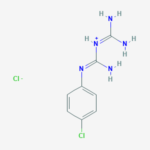 molecular formula C8H11Cl2N5 B141250 1-(4-氯苯基)双胍盐酸盐 CAS No. 4022-81-5