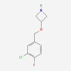 3-[(3-Chloro-4-fluorophenyl)methoxy]azetidine