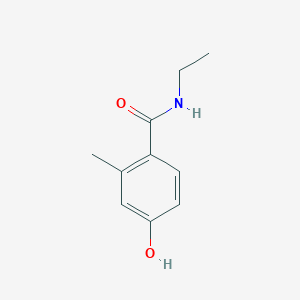 molecular formula C10H13NO2 B1412504 N-ethyl-4-hydroxy-2-methylbenzamide CAS No. 1695433-02-3