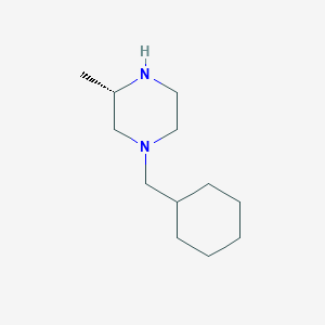 (3S)-1-(cyclohexylmethyl)-3-methylpiperazine