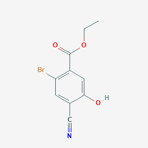 Ethyl 2-bromo-4-cyano-5-hydroxybenzoate