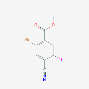 Methyl 2-bromo-4-cyano-5-iodobenzoate