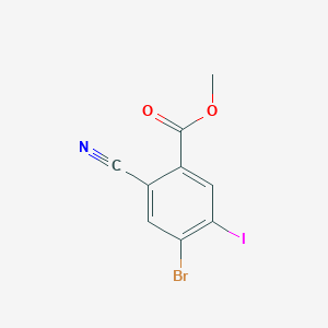 Methyl 4-bromo-2-cyano-5-iodobenzoate