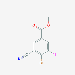 Methyl 4-bromo-3-cyano-5-iodobenzoate