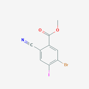 Methyl 5-bromo-2-cyano-4-iodobenzoate