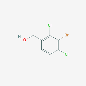 molecular formula C7H5BrCl2O B1412530 3-Bromo-2,4-dichlorobenzyl alcohol CAS No. 1805023-60-2