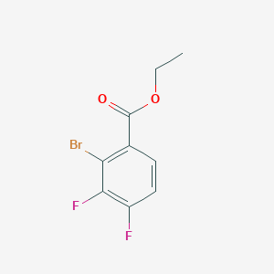 molecular formula C9H7BrF2O2 B1412531 Ethyl 2-bromo-3,4-difluorobenzoate CAS No. 1807172-17-3