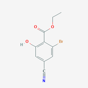 Ethyl 2-bromo-4-cyano-6-hydroxybenzoate