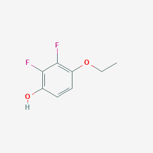 molecular formula C8H8F2O2 B141254 4-乙氧基-2,3-二氟苯酚 CAS No. 126163-56-2