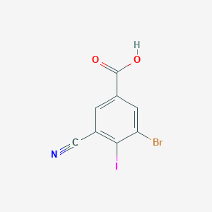 3-Bromo-5-cyano-4-iodobenzoic acid