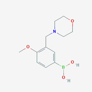 (4-Methoxy-3-(morpholinomethyl)phenyl)boronic acid