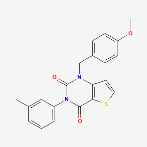 1-(4-methoxybenzyl)-3-(3-methylphenyl)thieno[3,2-d]pyrimidine-2,4(1H,3H)-dione