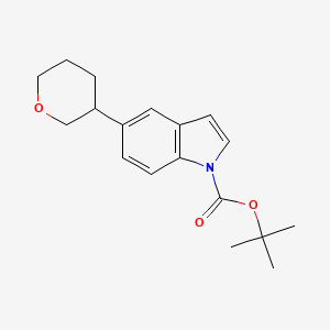 tert-butyl 5-(oxan-3-yl)-1H-indole-1-carboxylate