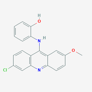 2-(6-Chloro-2-methoxyacridin-9-ylamino)phenol