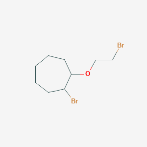 1-Bromo-2-(2-bromoethoxy)cycloheptane