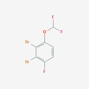 1,2-Dibromo-3-difluoromethoxy-6-fluorobenzene