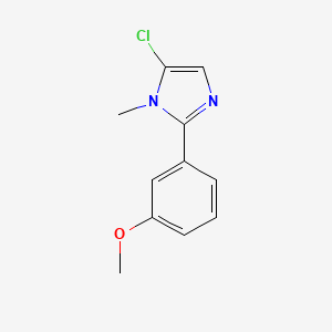 5-Chloro-1-methyl-2-(3-methoxyphenyl)imidazole