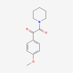 1-(4-Methoxyphenyl)-2-(piperidin-1-yl)ethane-1,2-dione