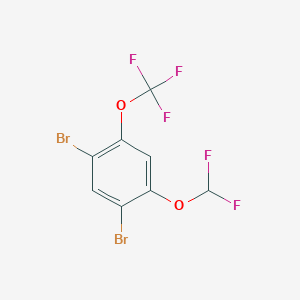 1,5-Dibromo-2-difluoromethoxy-4-(trifluoromethoxy)benzene