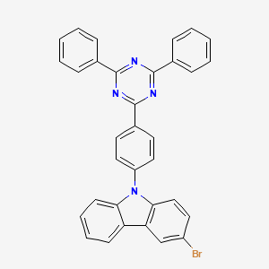 3-Bromo-9-[4-(4,6-diphenyl-1,3,5-triazin-2-yl)phenyl]carbazole