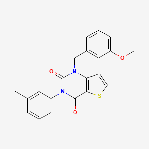 1-(3-methoxybenzyl)-3-(3-methylphenyl)thieno[3,2-d]pyrimidine-2,4(1H,3H)-dione