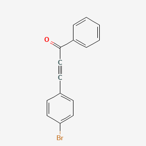 molecular formula C15H9BrO B14125654 2-Propyn-1-one, 3-(4-bromophenyl)-1-phenyl- CAS No. 39833-48-2