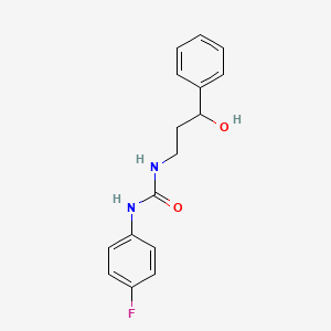 1-(4-Fluorophenyl)-3-(3-hydroxy-3-phenylpropyl)urea