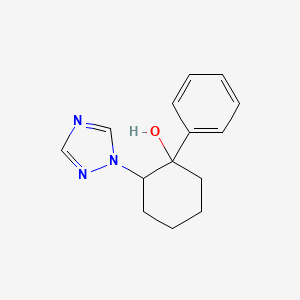 1-Phenyl-2-(1H-1,2,4-triazol-1-yl)cyclohexan-1-ol