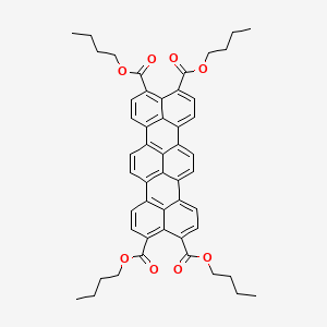 molecular formula C50H48O8 B14125713 Tetrabutyl tribenzo[de,kl,rst]pentaphene-1,8,9,16-tetracarboxylate 