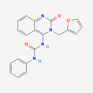 1-[3-(Furan-2-ylmethyl)-2-oxoquinazolin-4-yl]-3-phenylurea