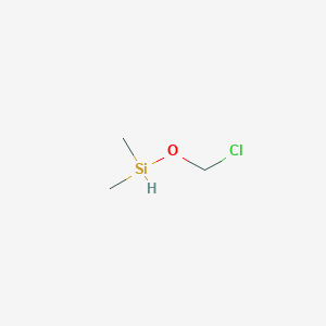 molecular formula C3H9ClOSi B14125739 Chloromethoxy(dimethyl)silane 