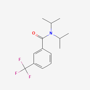 molecular formula C14H18F3NO B14125741 N,N-Diisopropyl-3-(trifluoromethyl)benzamide 