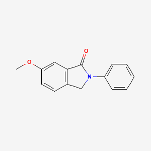 molecular formula C15H13NO2 B14125764 6-Methoxy-2-phenylisoindolin-1-one 