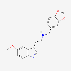 N-(1,3-benzodioxol-5-ylmethyl)-2-(5-methoxy-3H-indol-3-yl)ethanamine