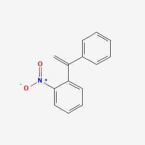 molecular formula C14H11NO2 B14125772 1-Nitro-2-(1-phenylvinyl)benzene 