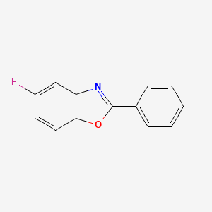 molecular formula C13H8FNO B14125785 5-Fluoro-2-phenyl-1,3-benzoxazole 