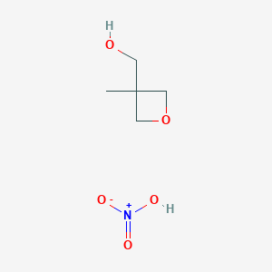 (3-Methyloxetan-3-yl)methanol;nitric acid