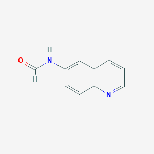 molecular formula C10H8N2O B14125804 N-(quinolin-6-yl)formamide 