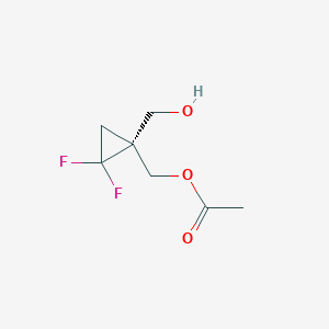 [(1R)-2,2-difluoro-1-(hydroxymethyl)cyclopropyl]methyl acetate