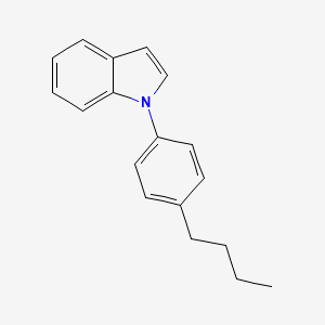 molecular formula C18H19N B14125855 1-(4-Butylphenyl)-1H-indole 