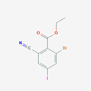 Ethyl 2-bromo-6-cyano-4-iodobenzoate