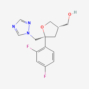 molecular formula C14H15F2N3O2 B14125872 Posaconazole Impurity 17 CAS No. 149882-18-8