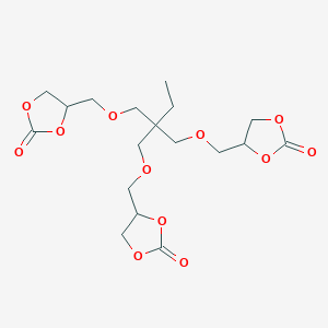 molecular formula C18H26O12 B14125878 Trimethylpropanol tricyclocarbonate (TMP tricyclocarbonate) 