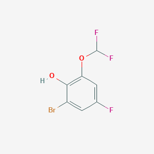 2-Bromo-6-difluoromethoxy-4-fluorophenol