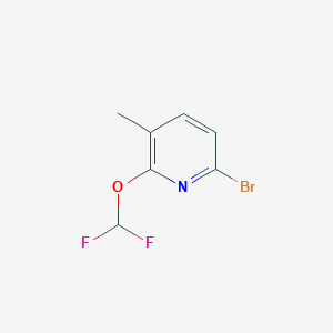 6-Bromo-2-difluoromethoxy-3-methylpyridine