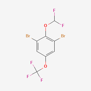 1,3-Dibromo-2-difluoromethoxy-5-(trifluoromethoxy)benzene