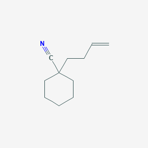 1-(But-3-en-1-yl)cyclohexane-1-carbonitrile