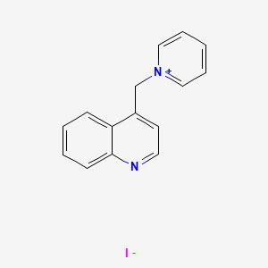 1-[(Quinolin-4-yl)methyl]pyridin-1-ium iodide