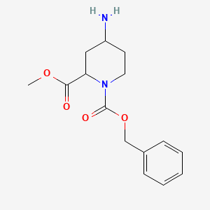 1-Benzyl 2-methyl 4-aminopiperidine-1,2-dicarboxylate